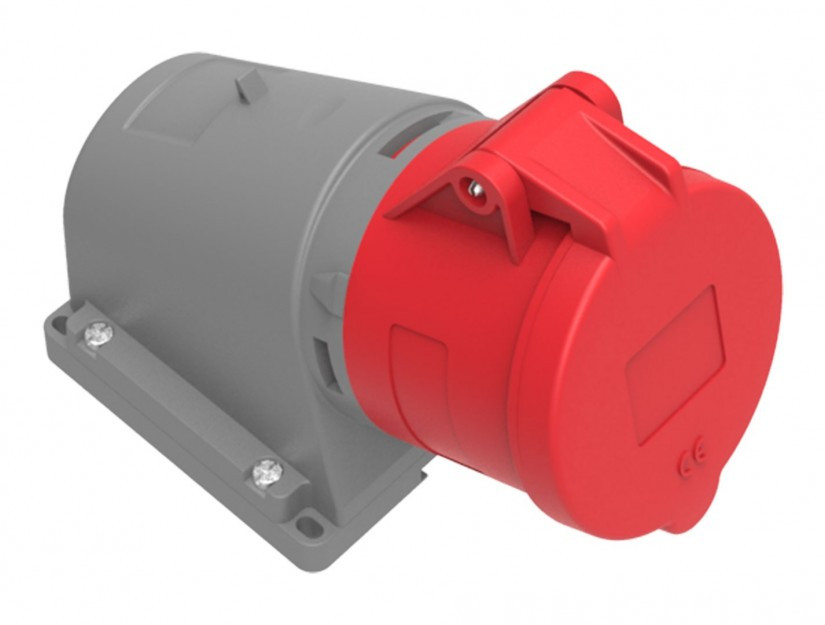 BC1-3504-2535 380V 3P+E 32A Настенная розетка 90° (полиамид) IP44 (3)