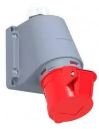 BC1-4505-2535 380V 5*63A Настенная розетка 90° (полиамид) IP44 (1)