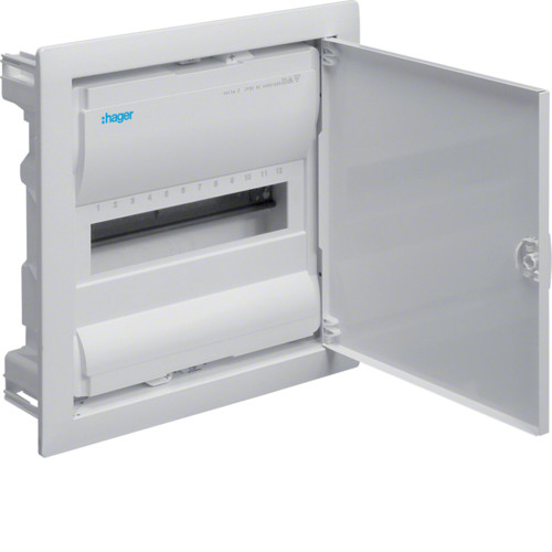 VU12UA Щит для в/у, 12(14) мод, с металлической дверцей, без клемм, Volta