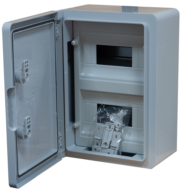 BPA-2001-0126 Щиток (ABS) 250х350х150, 8х2 модуль, IP65